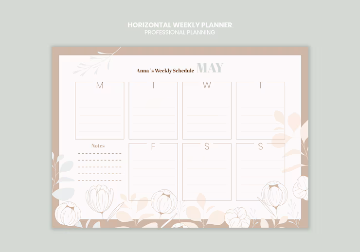 professional planning template design